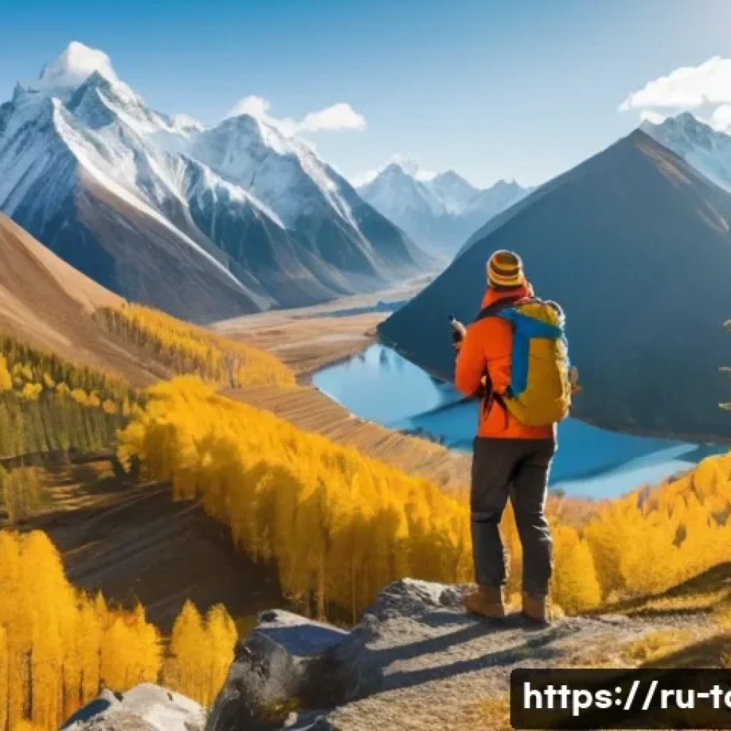 위기 관리와 관광업 - **Prompt:** A diverse group of friends, aged early 20s to early 30s, are joyfully hiking through a v...