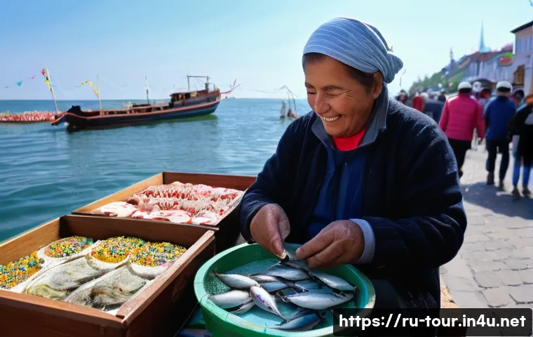 해양 관광의 경제적 영향 - **"A Flourishing Black Sea Coastal Town"**
    A vibrant, sun-drenched scene depicting a bustling sm...